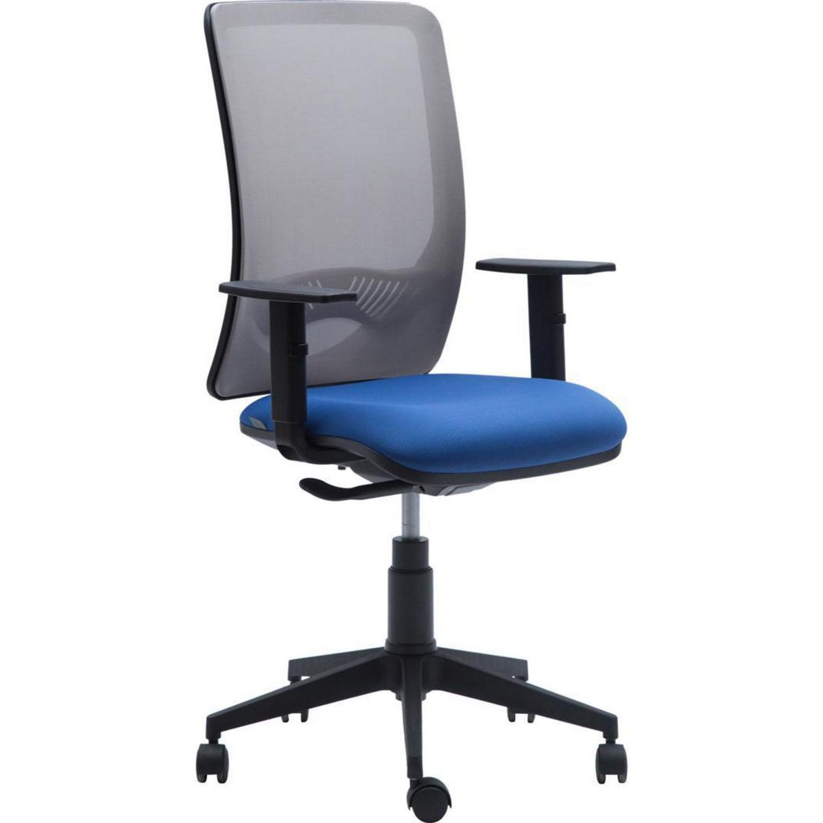 CONTATTO - Silla Escritorio Ergonómica Duke Gris/Azul