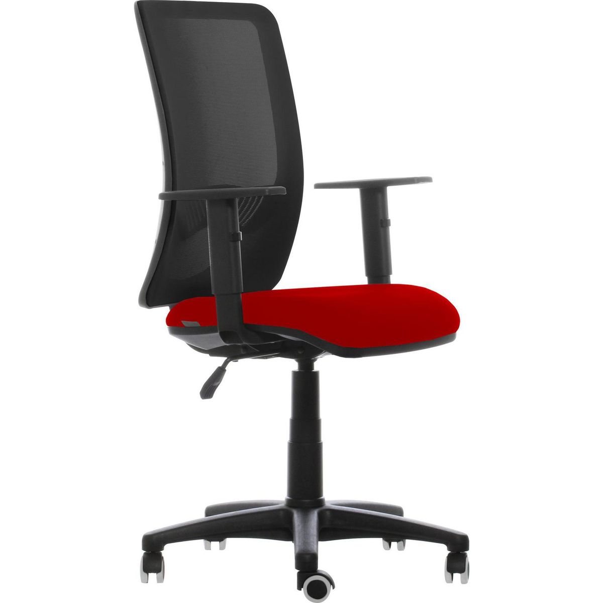 CONTATTO - Silla Escritorio Ergonómica Duke Negro/Rojo