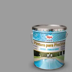 SIPA - Pintura para piscina mate 4 gl gris humo