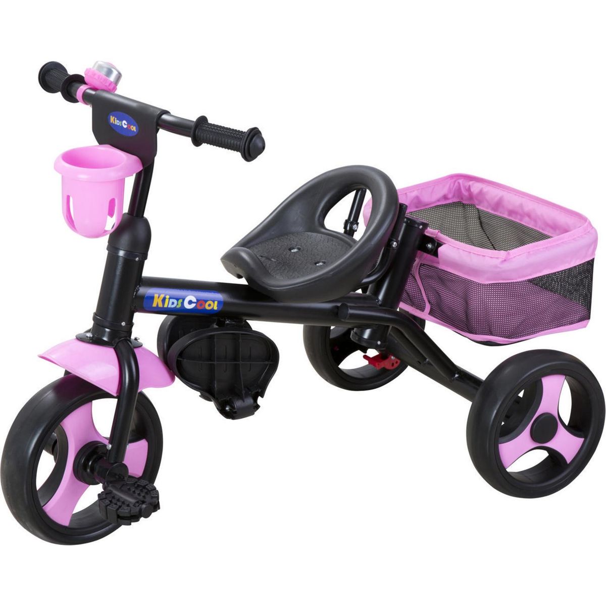 KIDSCOOL - Triciclo 4 Funciones Rosado Desde 1 año
