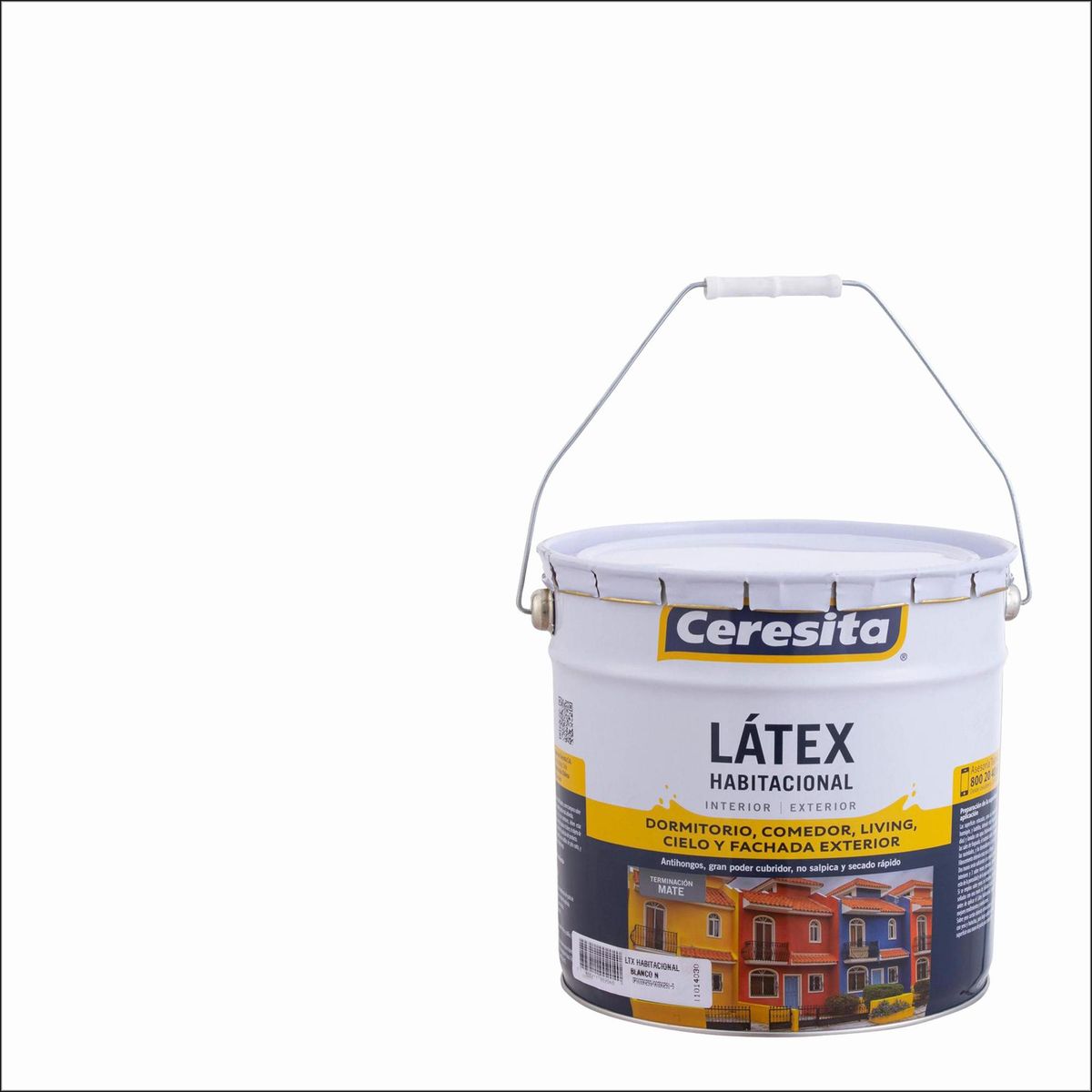 CERESITA - Pintura Látex Habitacional Tineta 4 galón(es) Mate Blanco