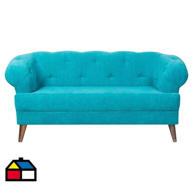 Sof 3 cuerpos 182x83x82 cm turquesa