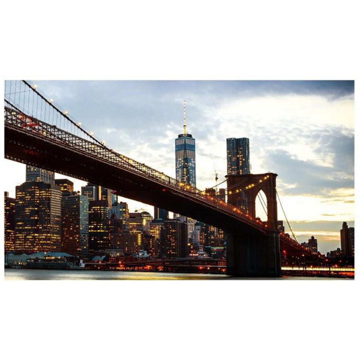 RONDA - Canvas ciudades 40x70 cm diseño colores surtidos