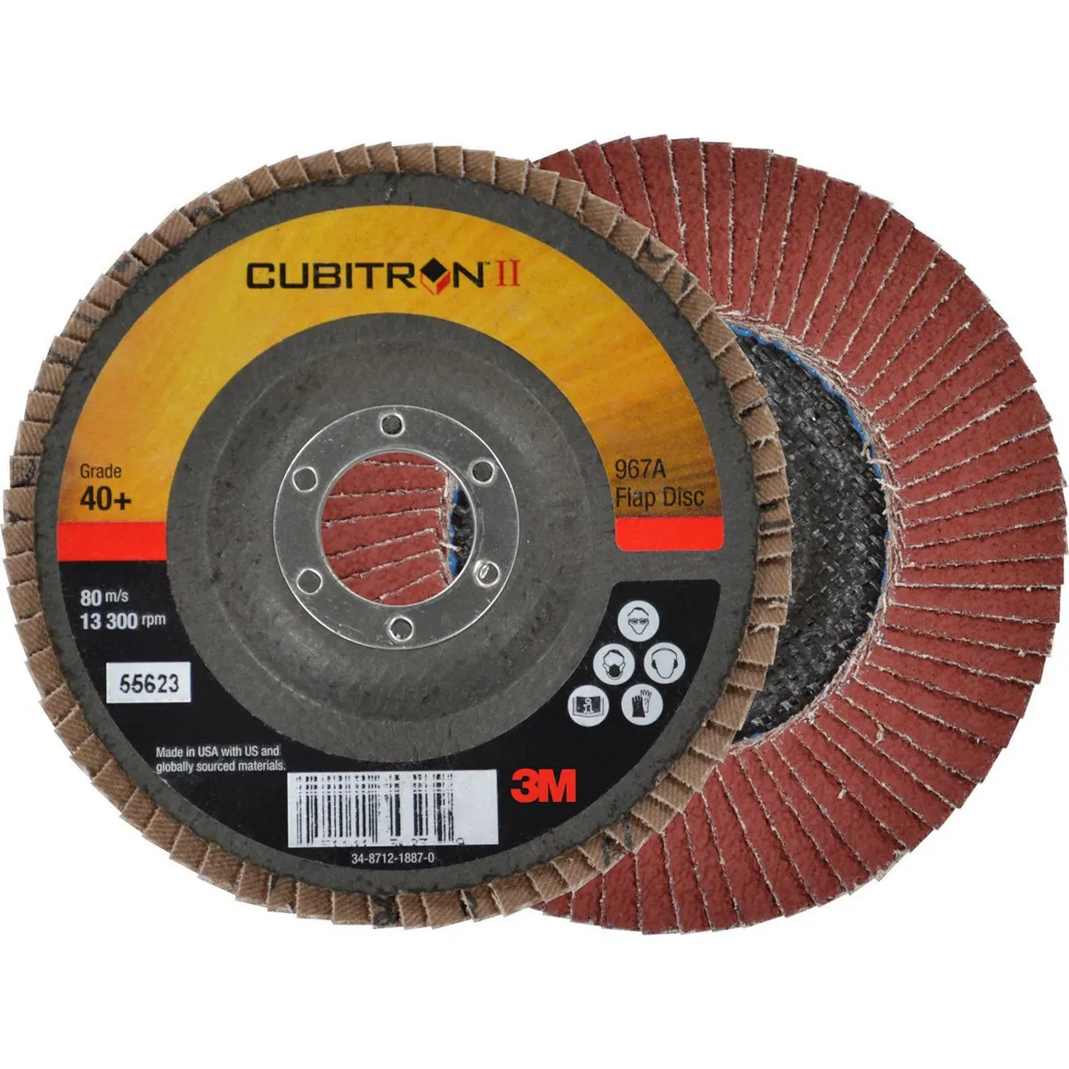 3M - Disco flap 4,5 pulgadas Cubitron G40