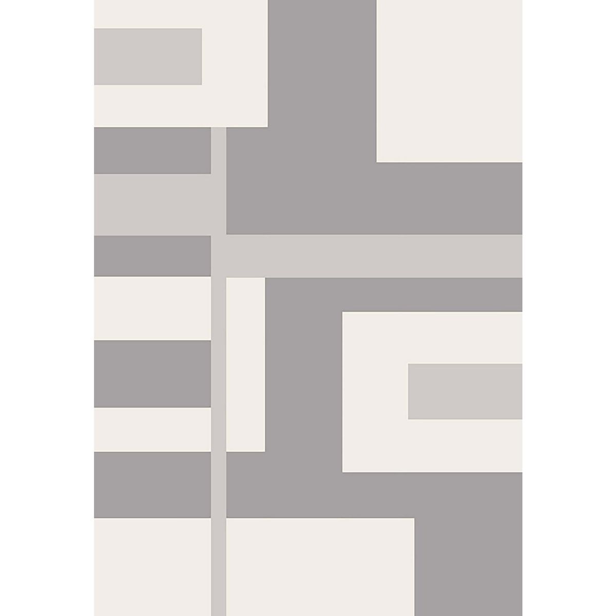 JUST HOME COLLECTION - Alfombra Shuffle 160x230 cm Polipropileno Gris