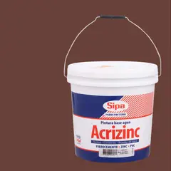 SIPA - Esmalte al Agua Mate 4 galón(es) Rojo