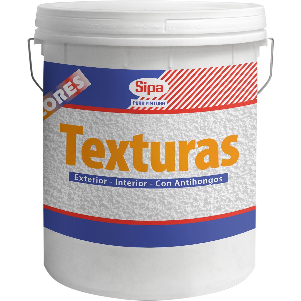 SIPA - Revestimiento Texturado Sipa 24 Kg para Muros Alcalinos Lavable