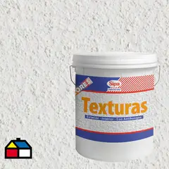 SIPA - Revestimiento texturado fino 24 kg blanco