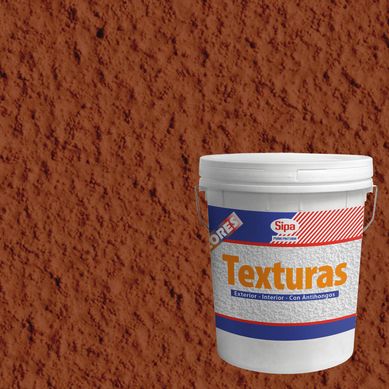 Revestimiento texturado 24 kg rojo colonial