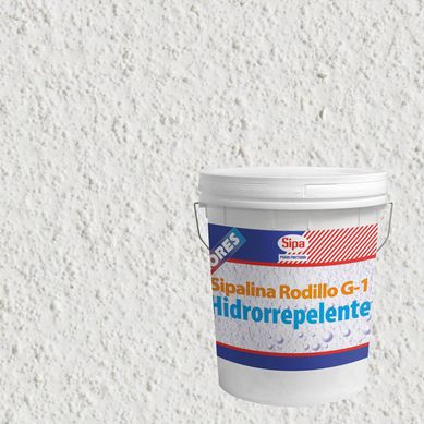 Revestimiento texturado hidrorepelente 24 kg blanco