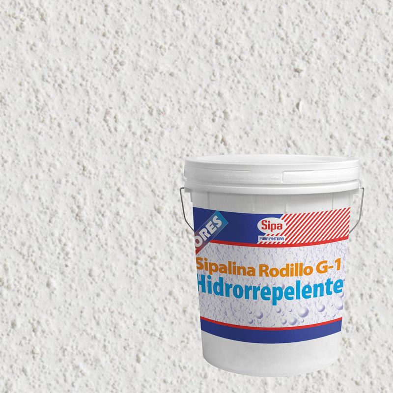 SIPA - Revestimiento texturado hidrorepelente 24 kg blanco