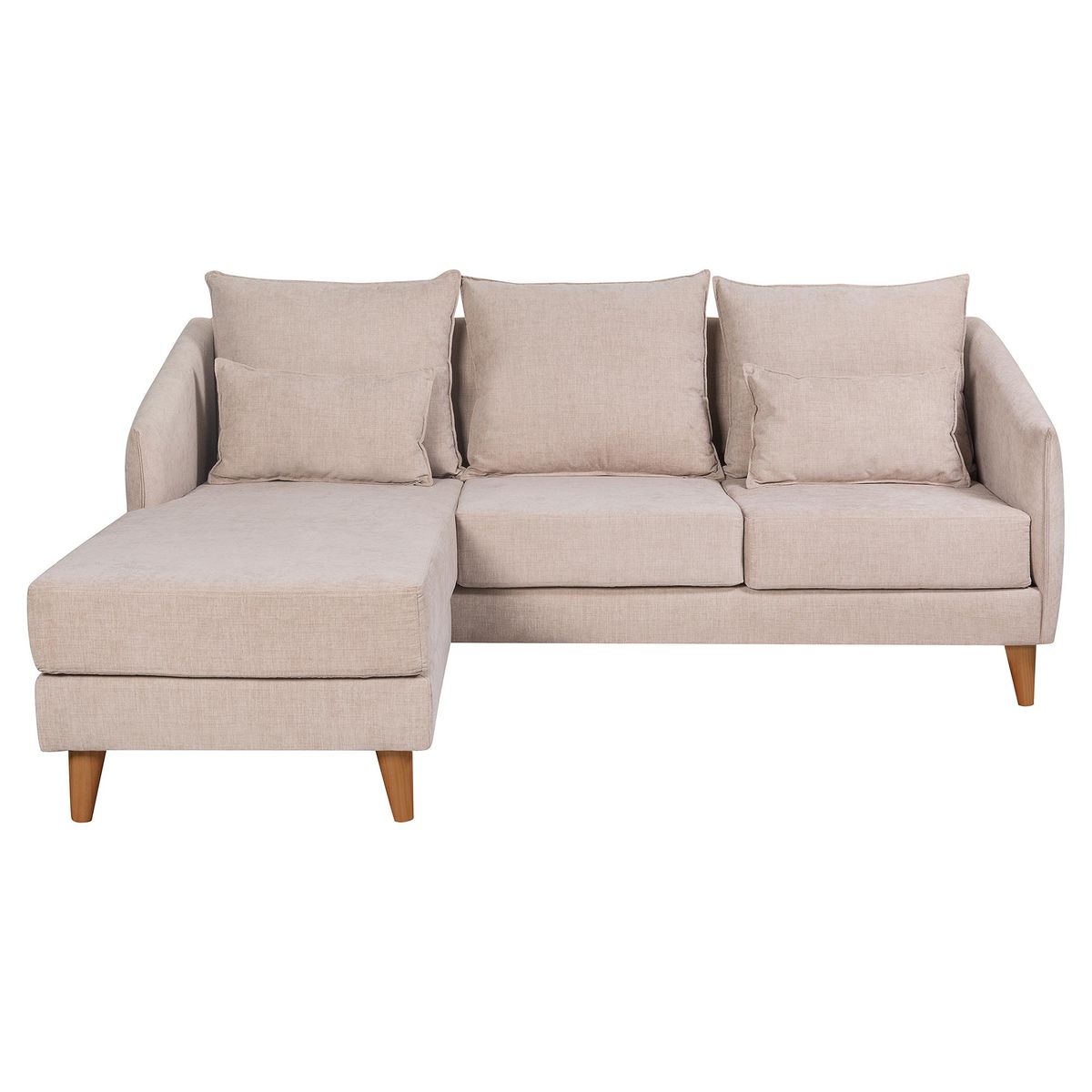 NUEVALINEA - Sofá Seccional 4 cuerpos Milan 202x80x173 cm Arena