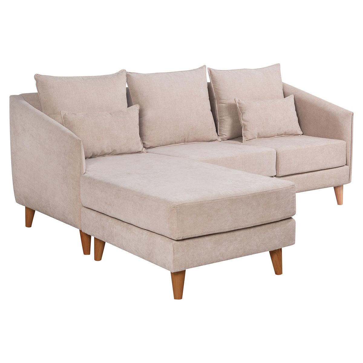 NUEVALINEA - Sofá Seccional 4 cuerpos Milan 202x80x173 cm Arena