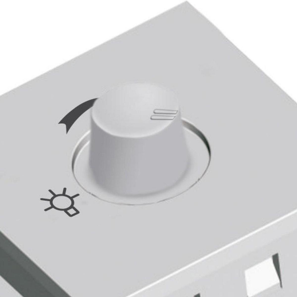 HALUX - Módulo dimmer 300 W Blanco