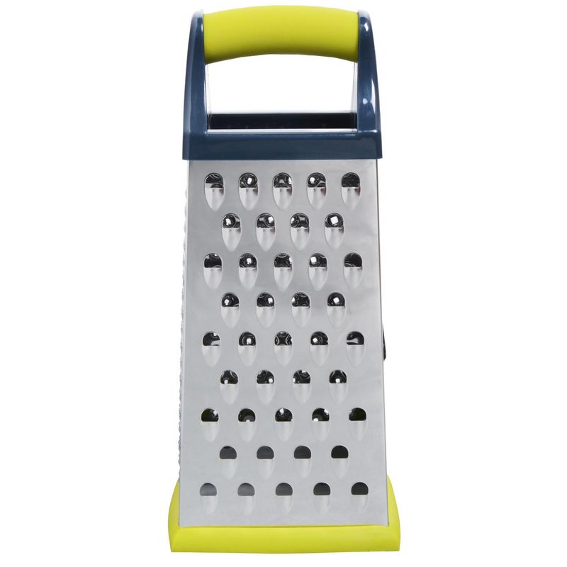 ILKO - Rallador de 4 caras 8,5 cm acero inoxidable gris