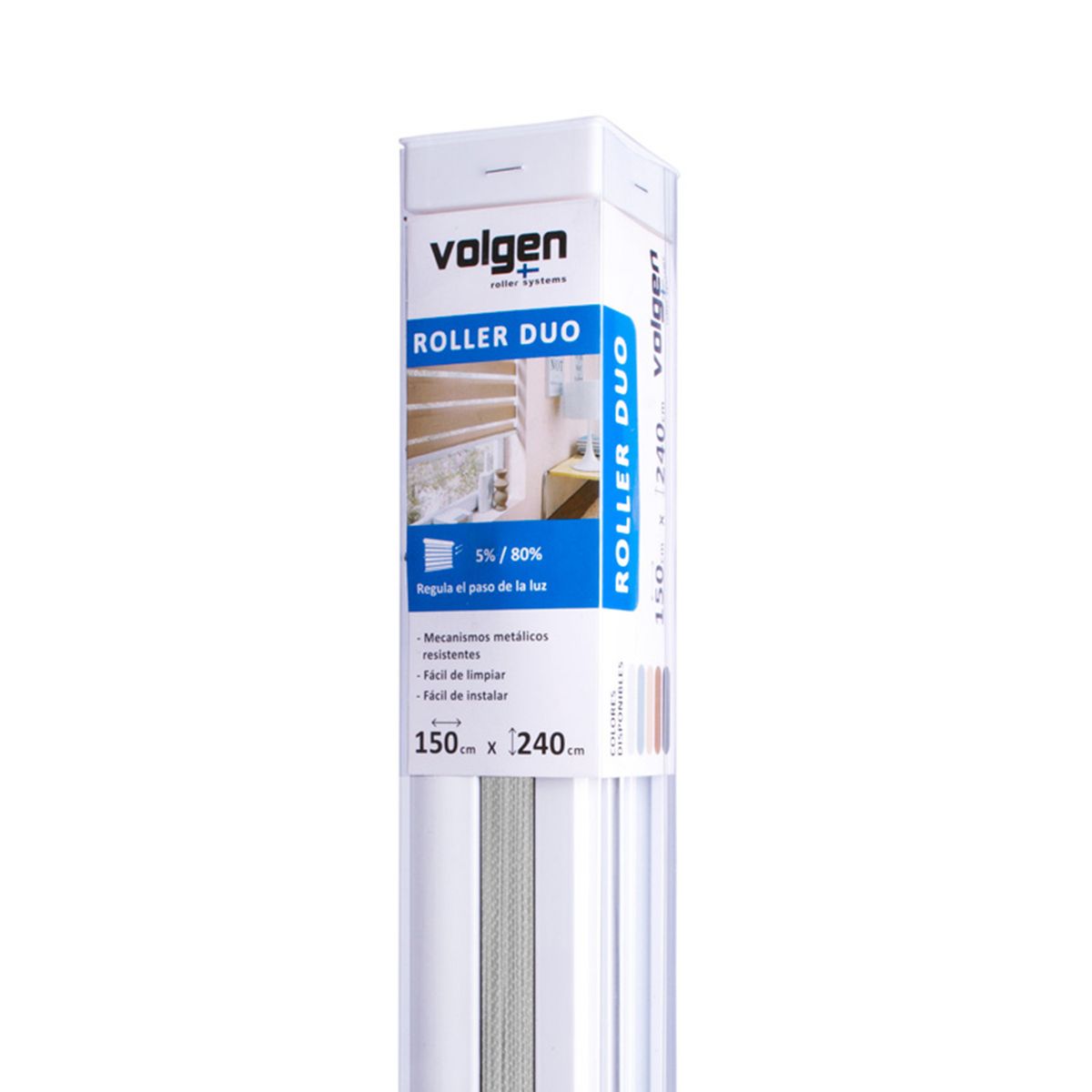 VOLGEN - Cortina roller dúo gris