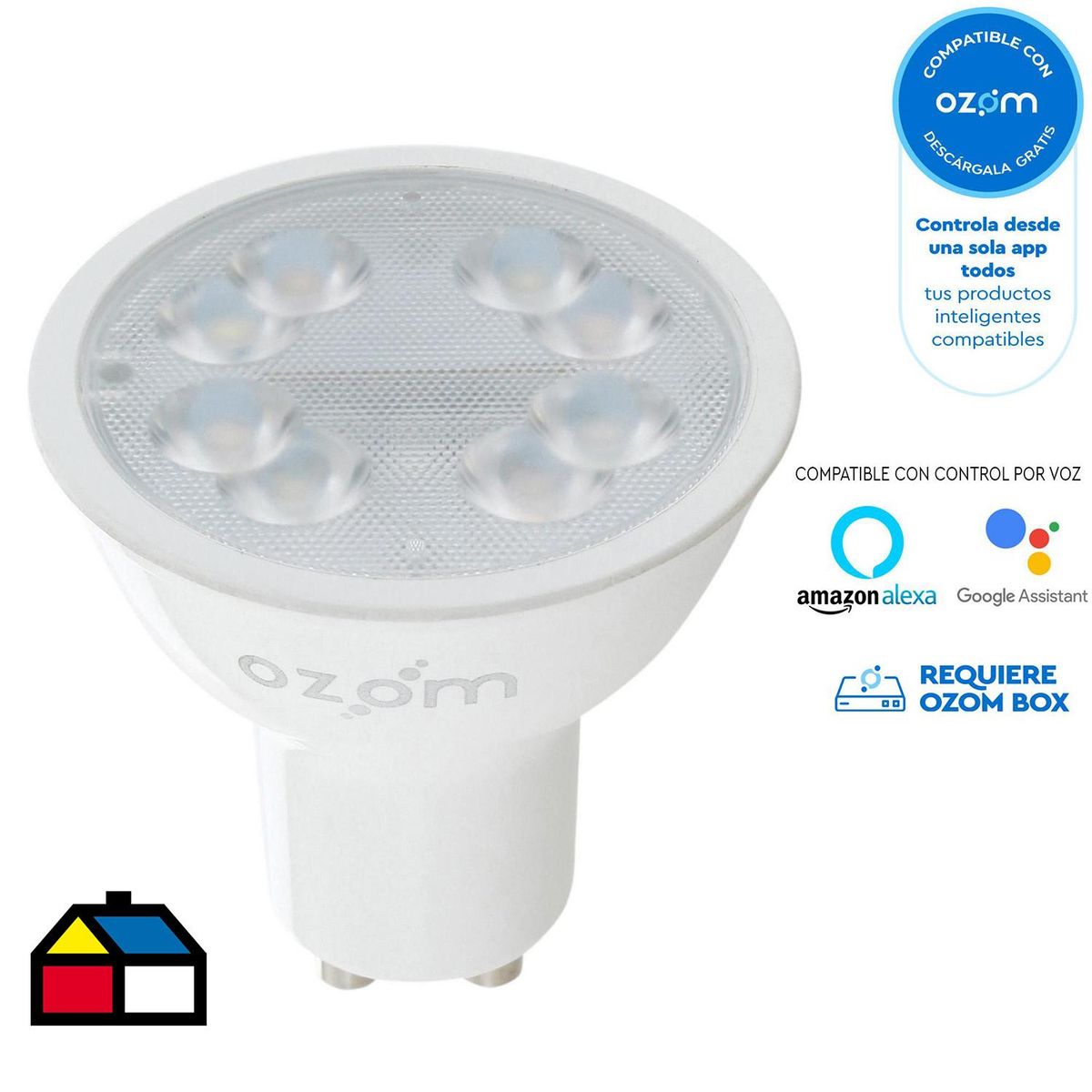 OZOM -  5.4 W GU10 380 lm Luz Neutro