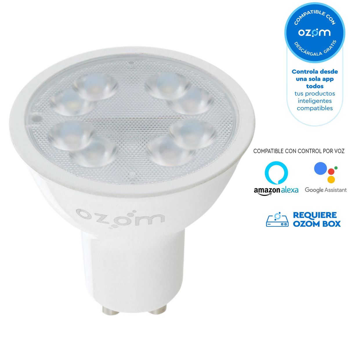 OZOM -  5.4 W GU10 380 lm Luz Neutro