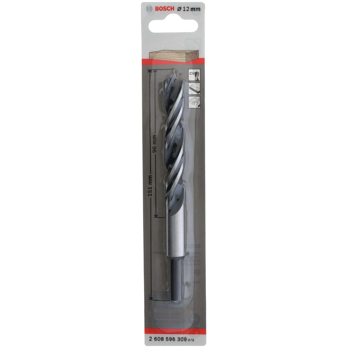 BOSCH - Broca para madera 12x90 mm