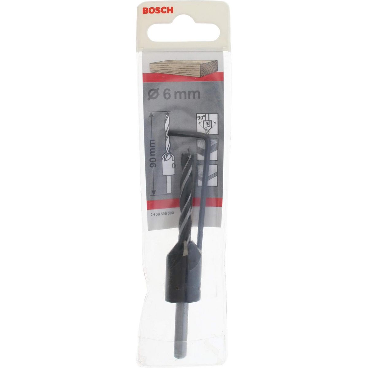 BOSCH - Broca avellanadora para madera 6x16 mm
