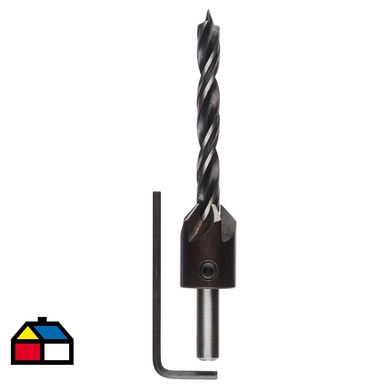 Broca avellanadora para madera 8x20 mm