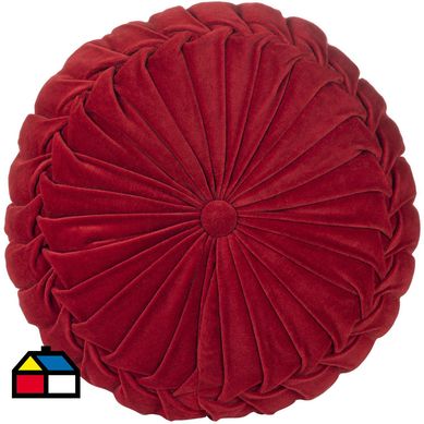 Cojn Velvet rojo 40x10 cm