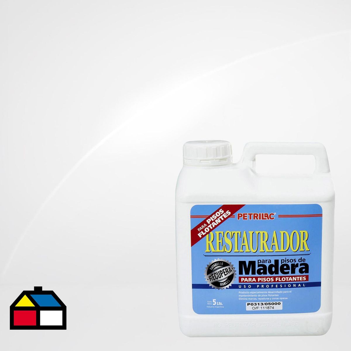 PETRILAC - Restaurador de Piso Flotante Brillante 5 l Transparente