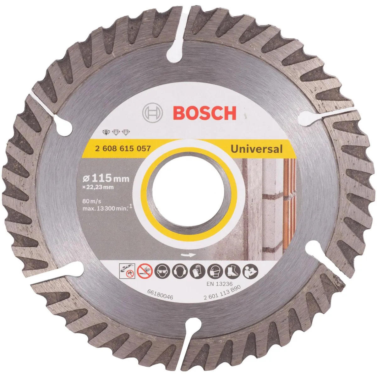 BOSCH - Disco de diamante 4 1/2" acero