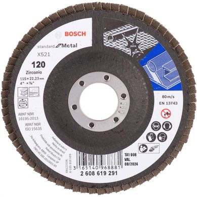 Disco flap metal 115 mm