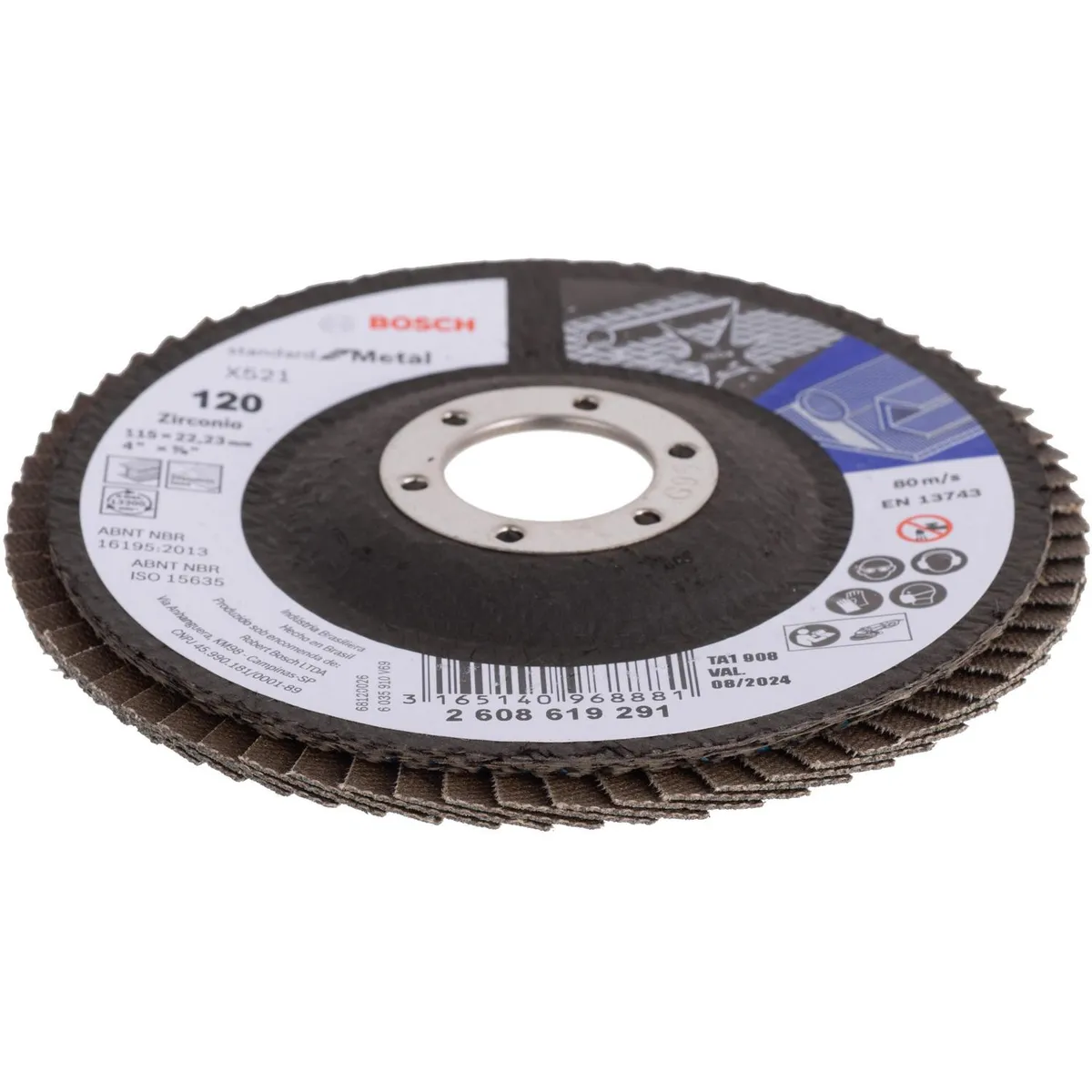 BOSCH - Disco flap metal 115 mm