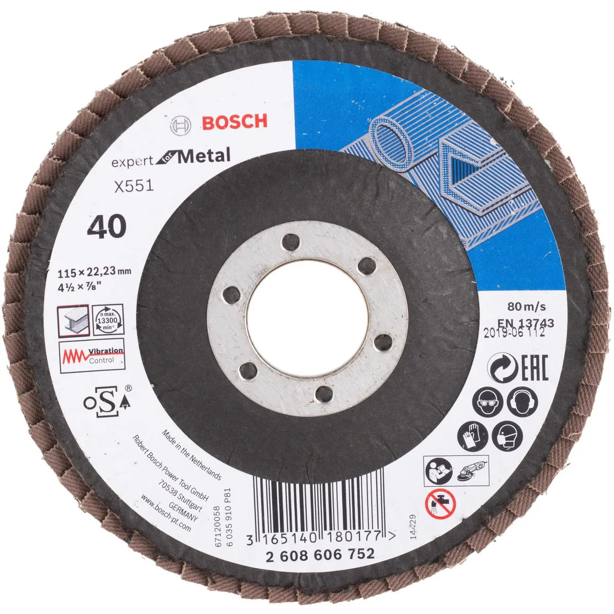 BOSCH - Disco Flap Metal 115 Mm