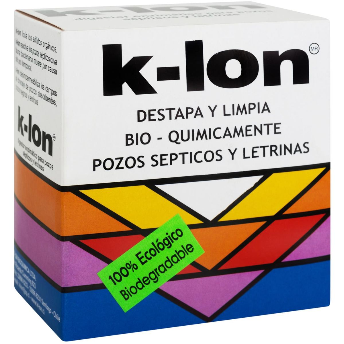 K LON - Limpiador de Fosas Sépticas 500 gr 10 Sobres
