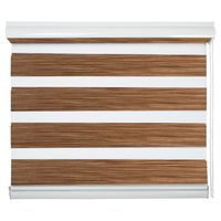 Cortina Roller Dúo Poliéster Café