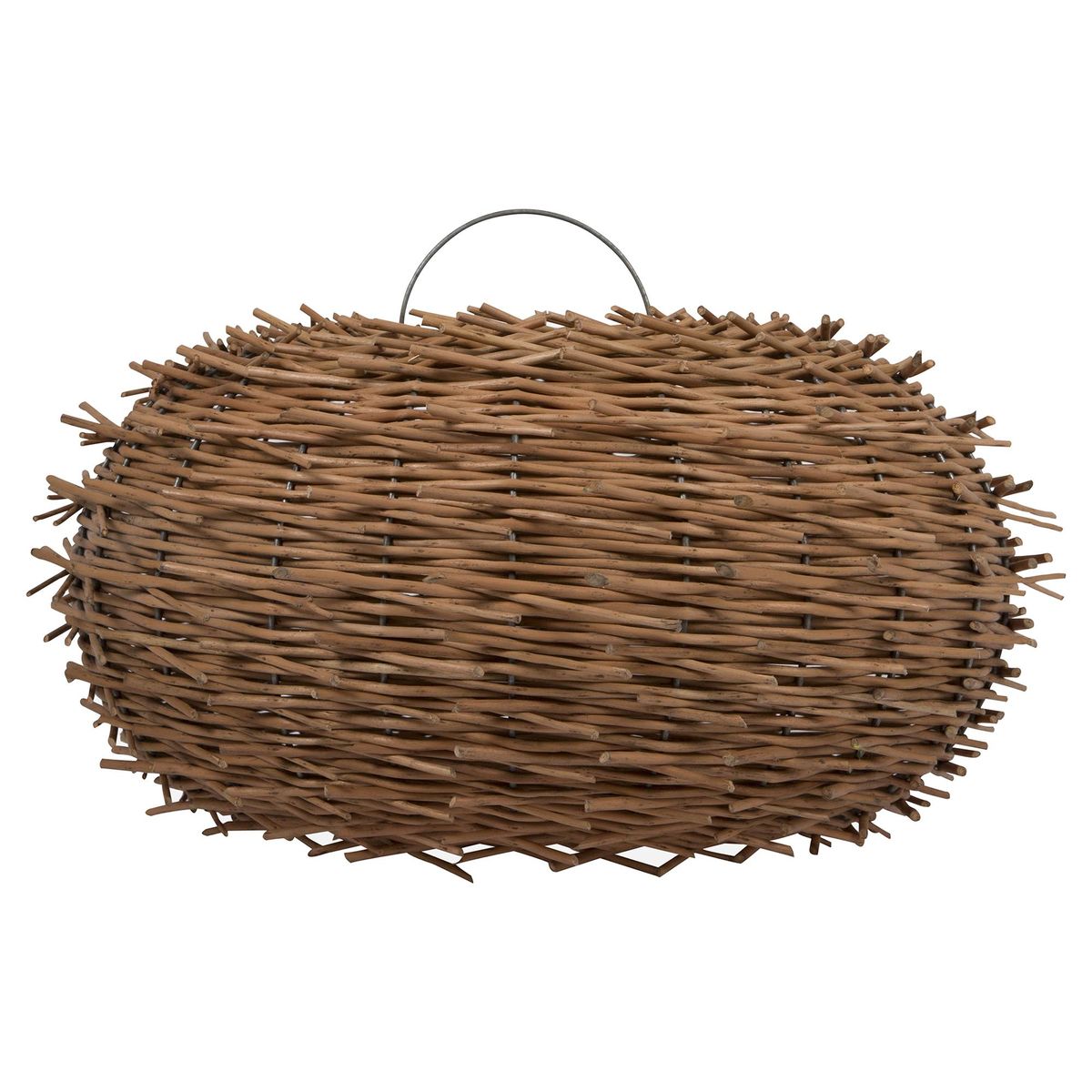 LA MIMBRESIA - Pantalla Erizo mimbre café 22x55 cm