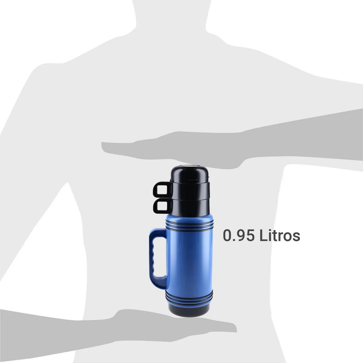 CASA BONITA - Termo líquido azul/negro