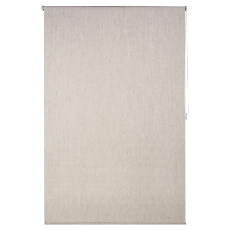 JUST HOME COLLECTION - Cortina Roller Black Out Texturada Beige