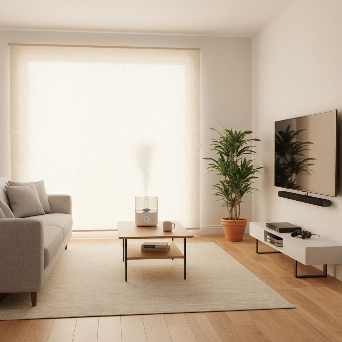 JUST HOME COLLECTION - Cortina Roller Black Out Texturada Beige