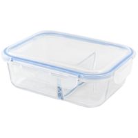 Contenedor de Alimentos Rectangular Vidrio 1520 ml