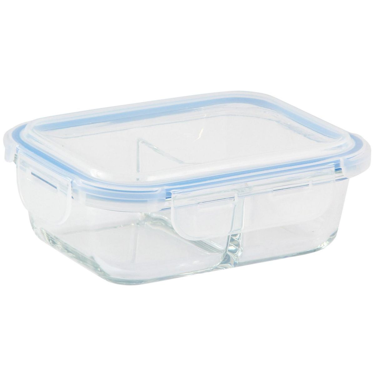 JUST HOME COLLECTION - Contenedor de Alimentos Rectangular Vidrio 640 ml