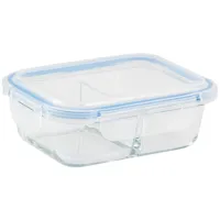 Contenedor de Alimentos Rectangular Vidrio 640 ml