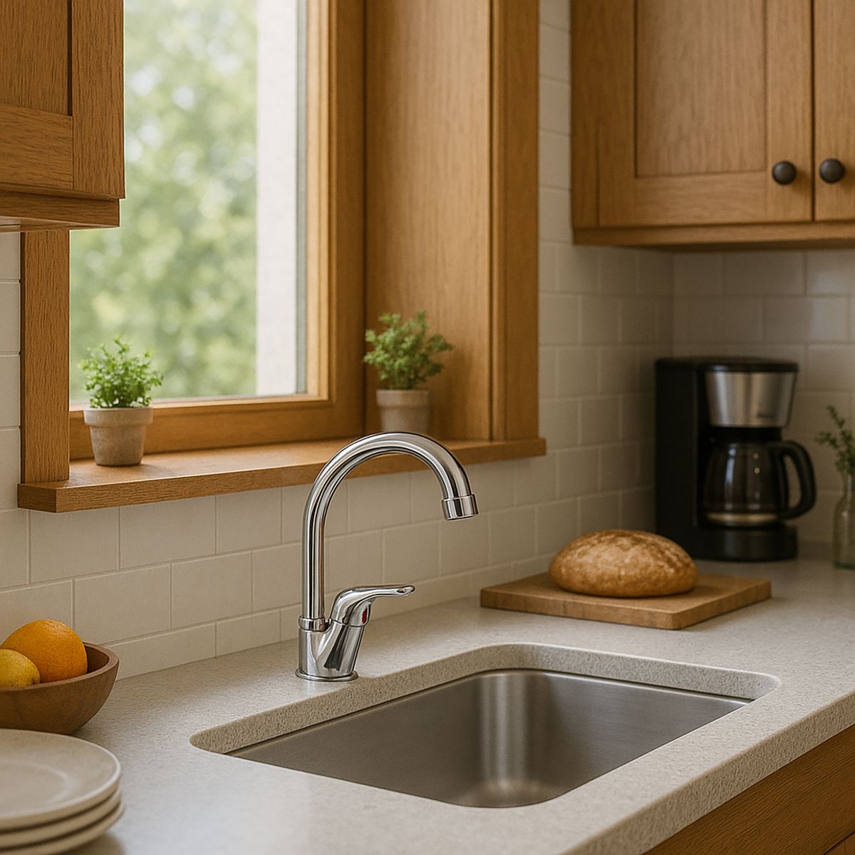 KARSON - Monomando para Lavaplatos Karson Cromo