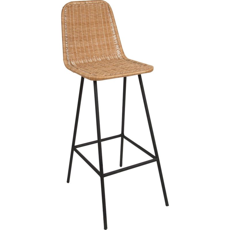 LA MIMBRESIA - Taburete Tunquén Café 100x35x30 cm