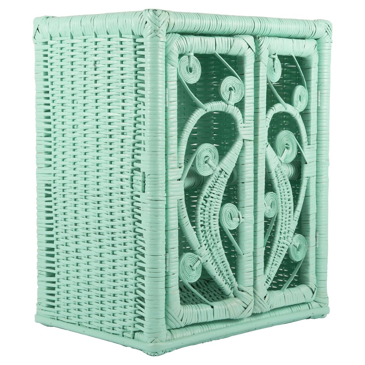 LA MIMBRESIA - Estante Vintage 1 Nivel(es) 31x52x41 cm Celeste