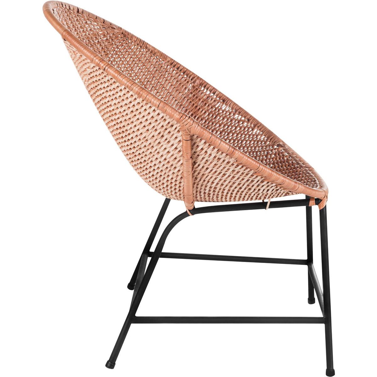 LA MIMBRESIA - Silla para Terraza Fibra Natural Huevito Natural 75x68x68 cm