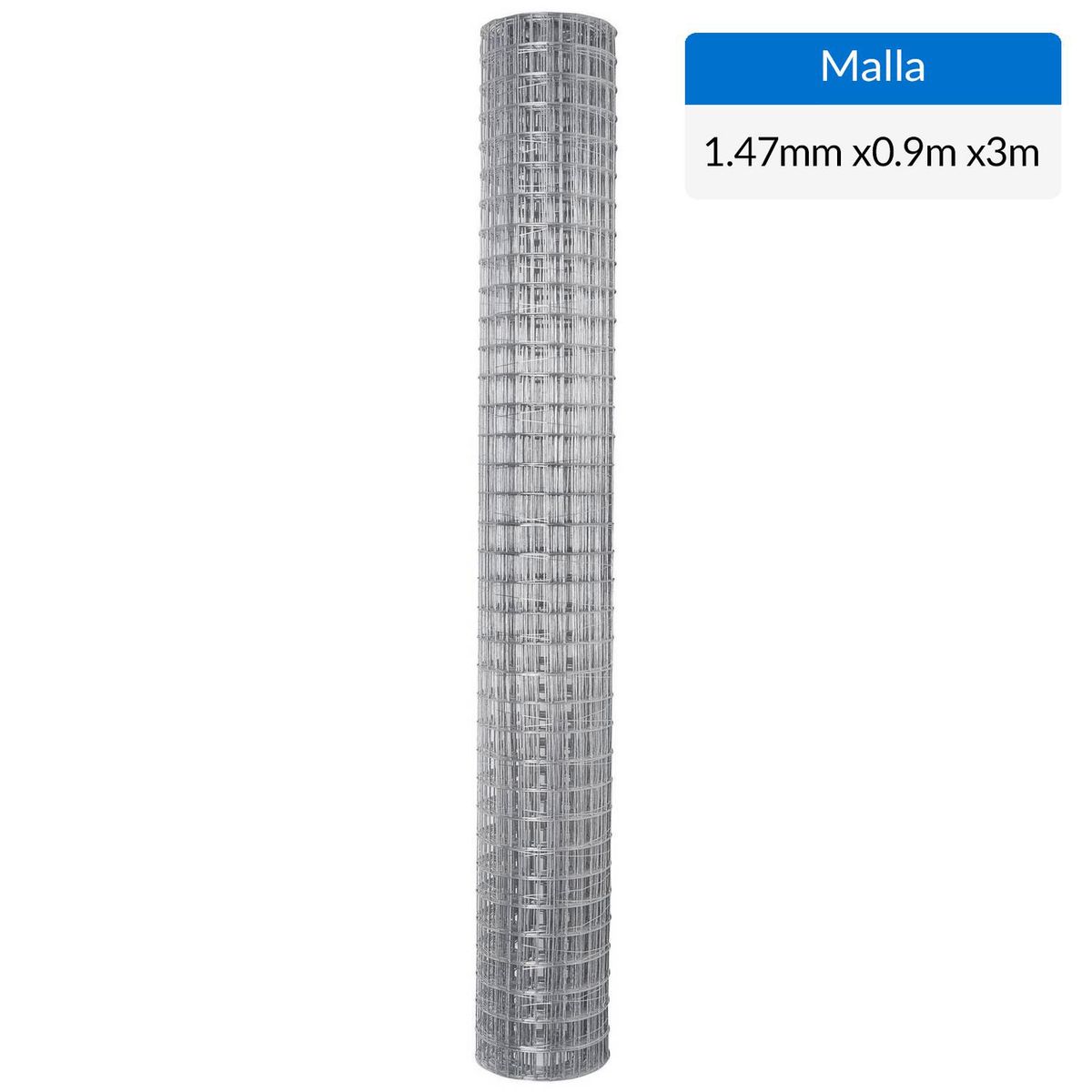 VECTOR - 0.9x3m Malla 1" soldada