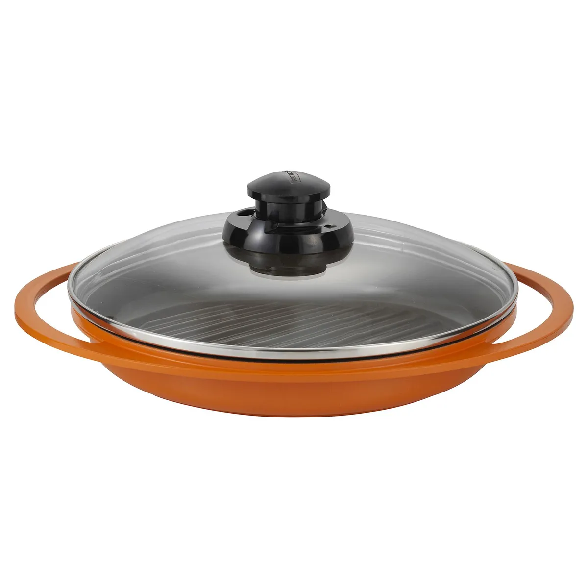 ROICHEN - Grill 26 cm Aluminio Naranjo