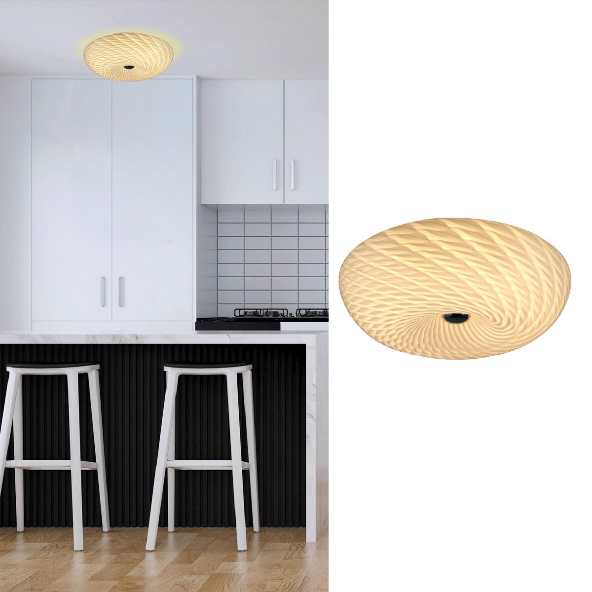 JUST HOME COLLECTION - Plafón LED 33 cm 12 W