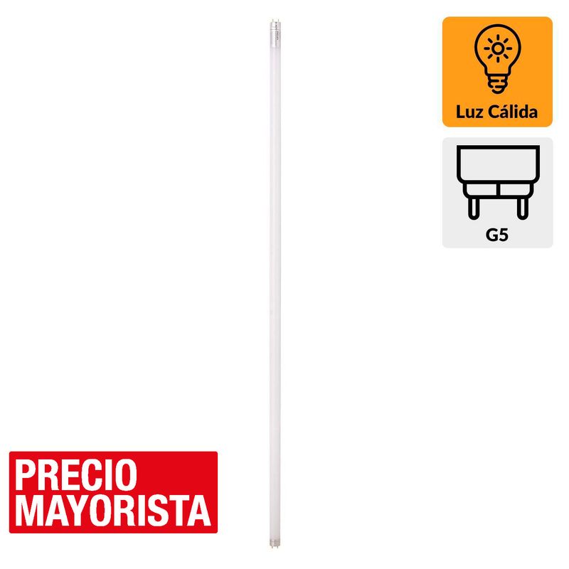 PHILIPS - Tubo Led Unipolo 1200 mm 16 W luz cálida