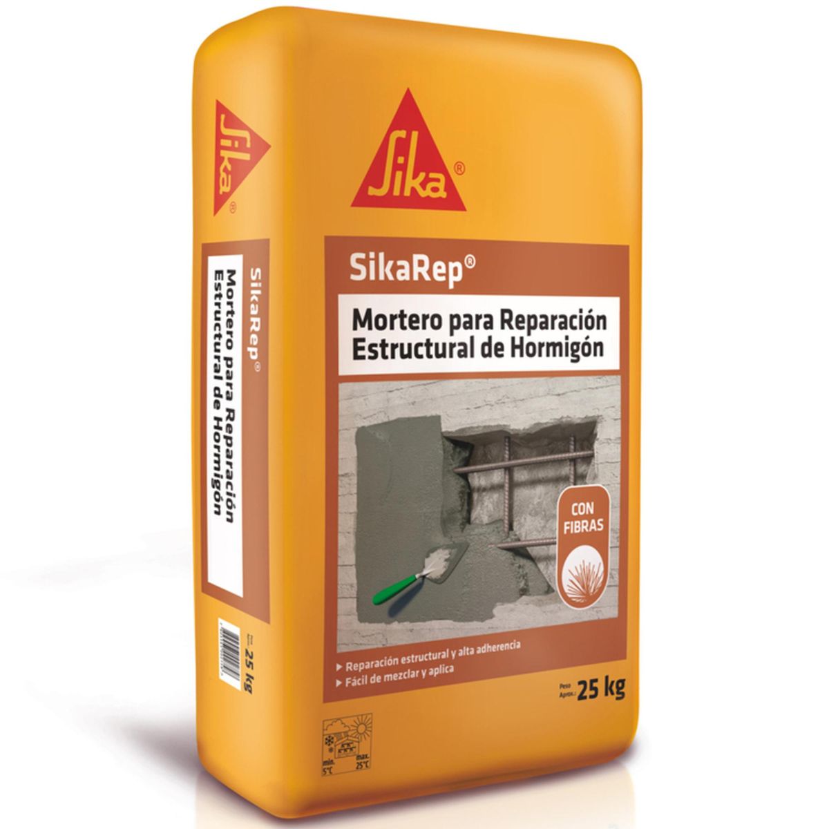 SIKA - Mortero para Reparación Estructural de Hormigón Sikarep Saco 25 kg