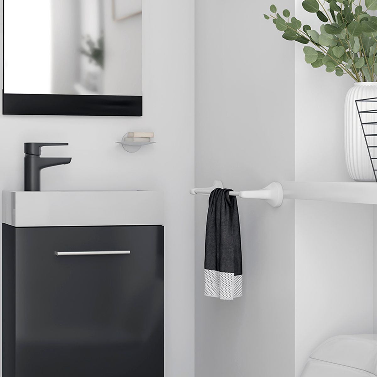 SENSI DACQUA - Portapapel Color blanco